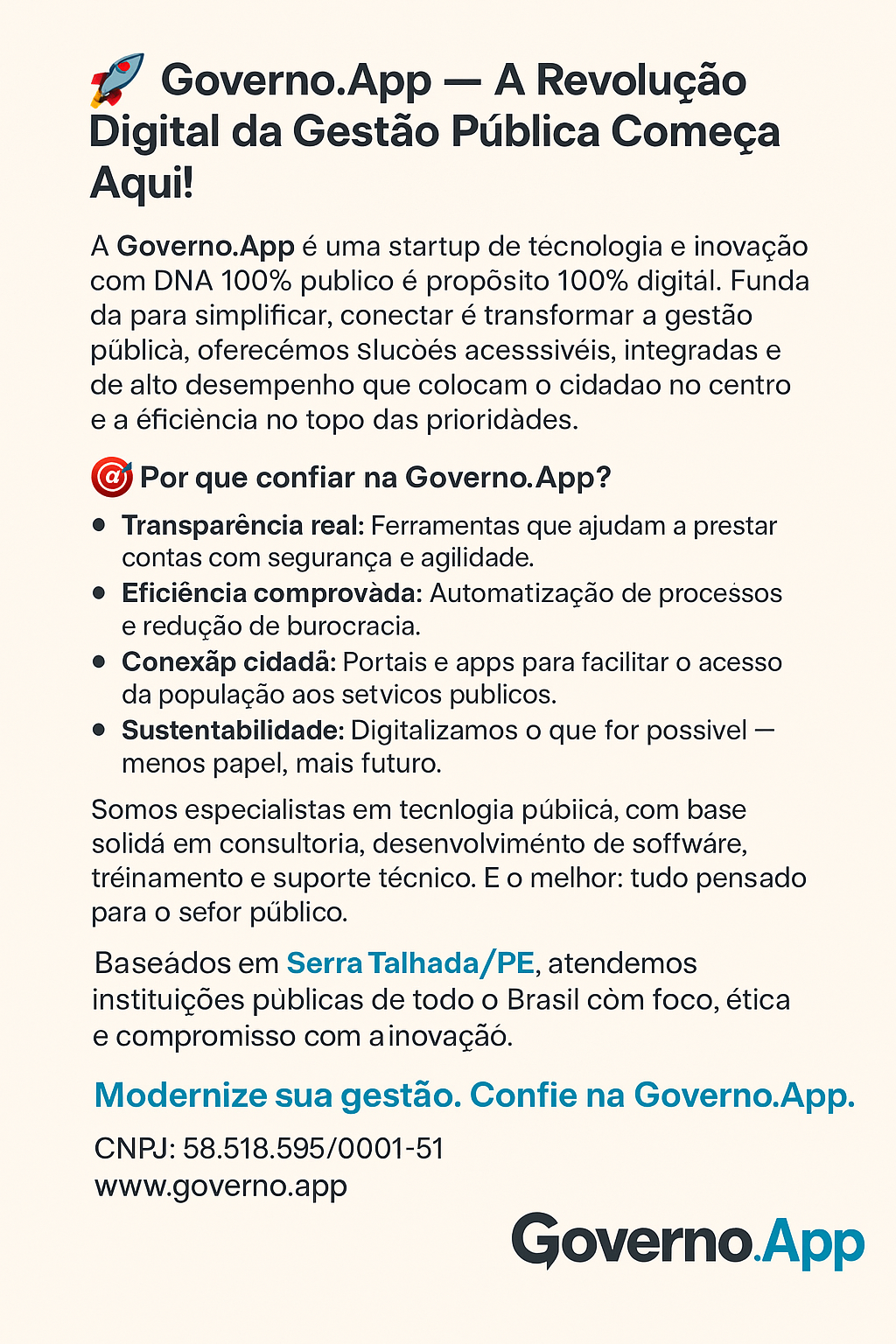 Modernize com Governo.app
